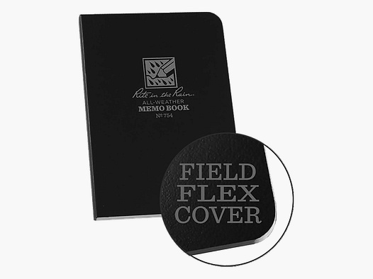 Rite in the Rain Rite in the Rain Tactical Memo Book schwarz Nr. 754