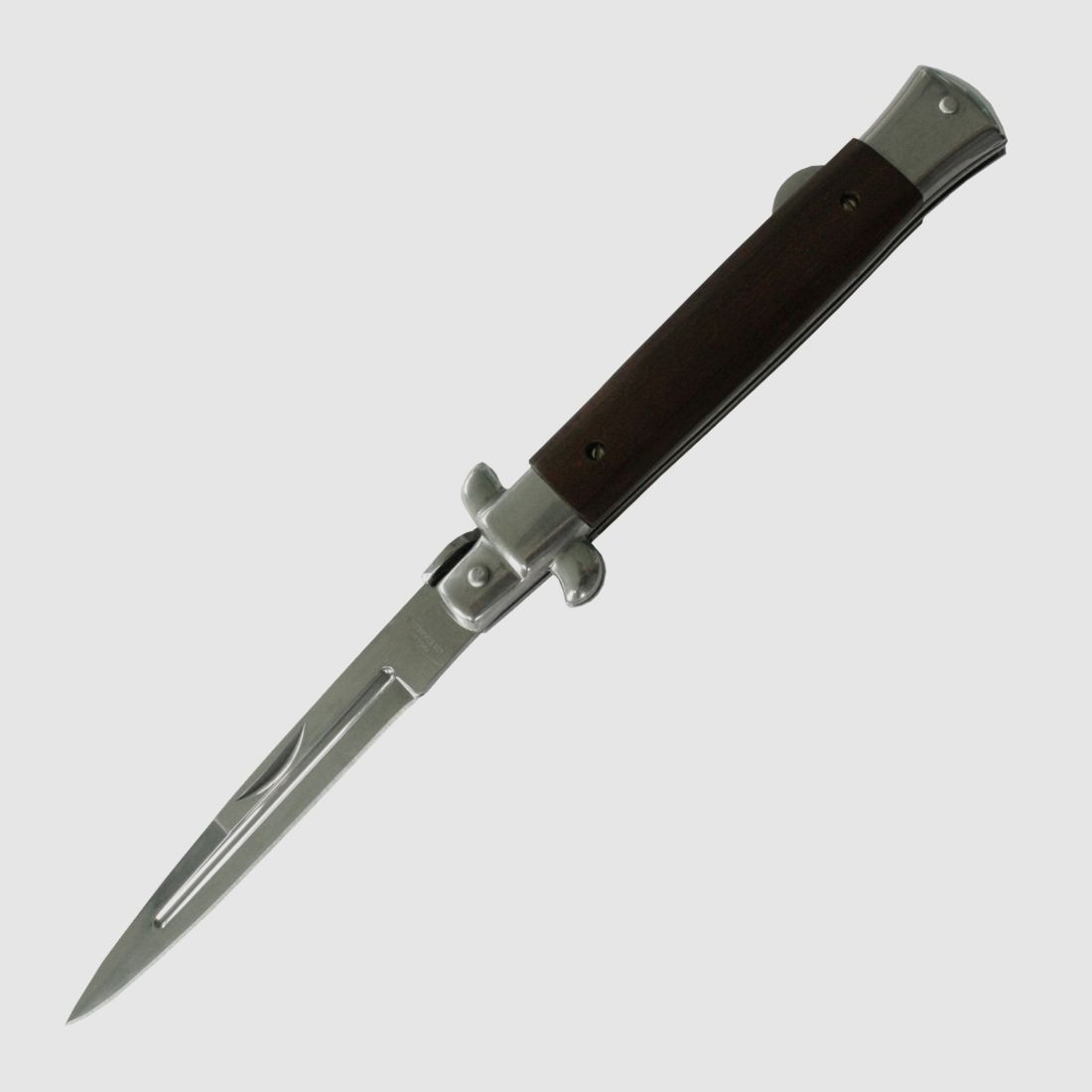 Stiletto Taschenmesser Ebenholzgriff legales Zweihand-Messer