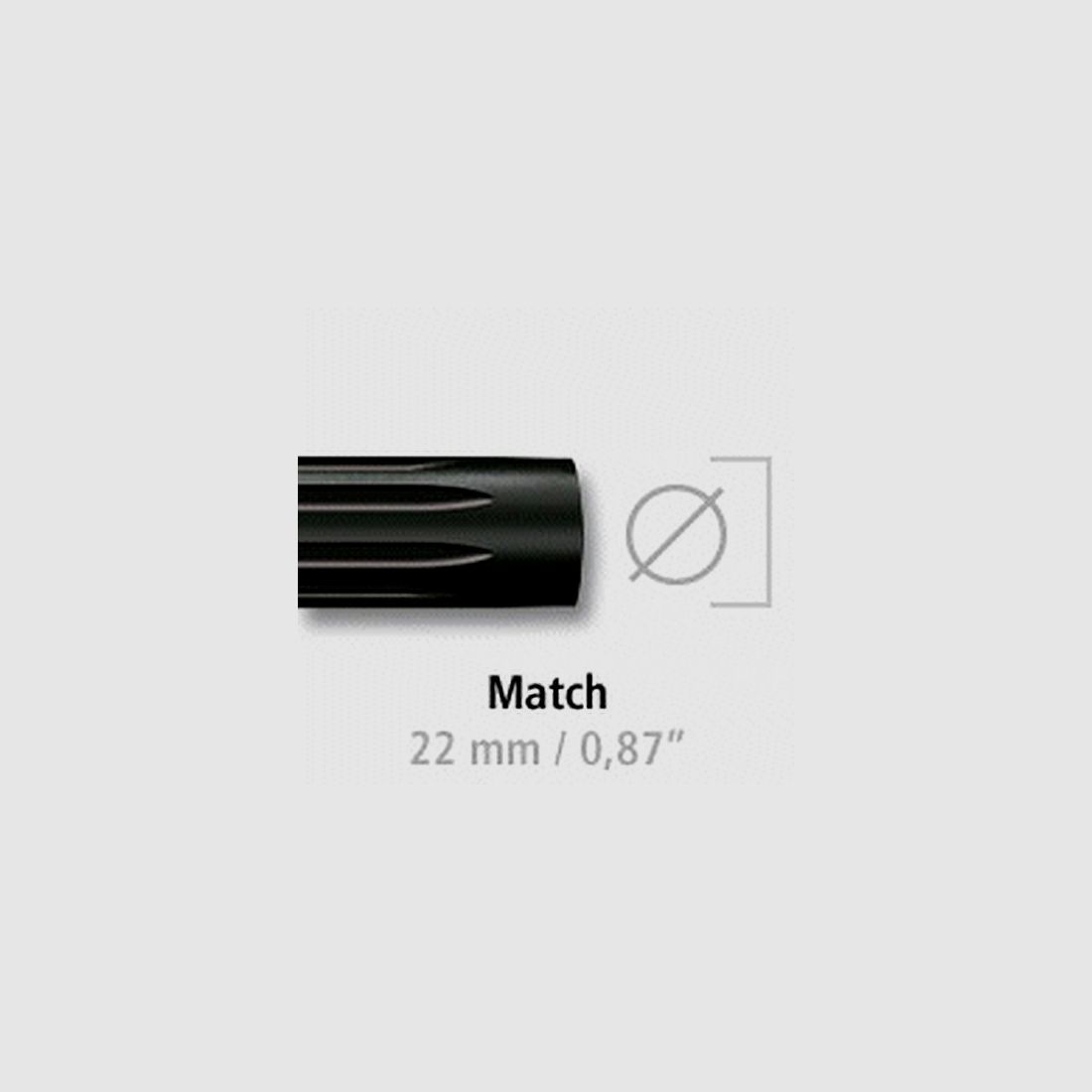Lauf Blaser R8 Jagdmatch 308Win Gewinde o. Visierung