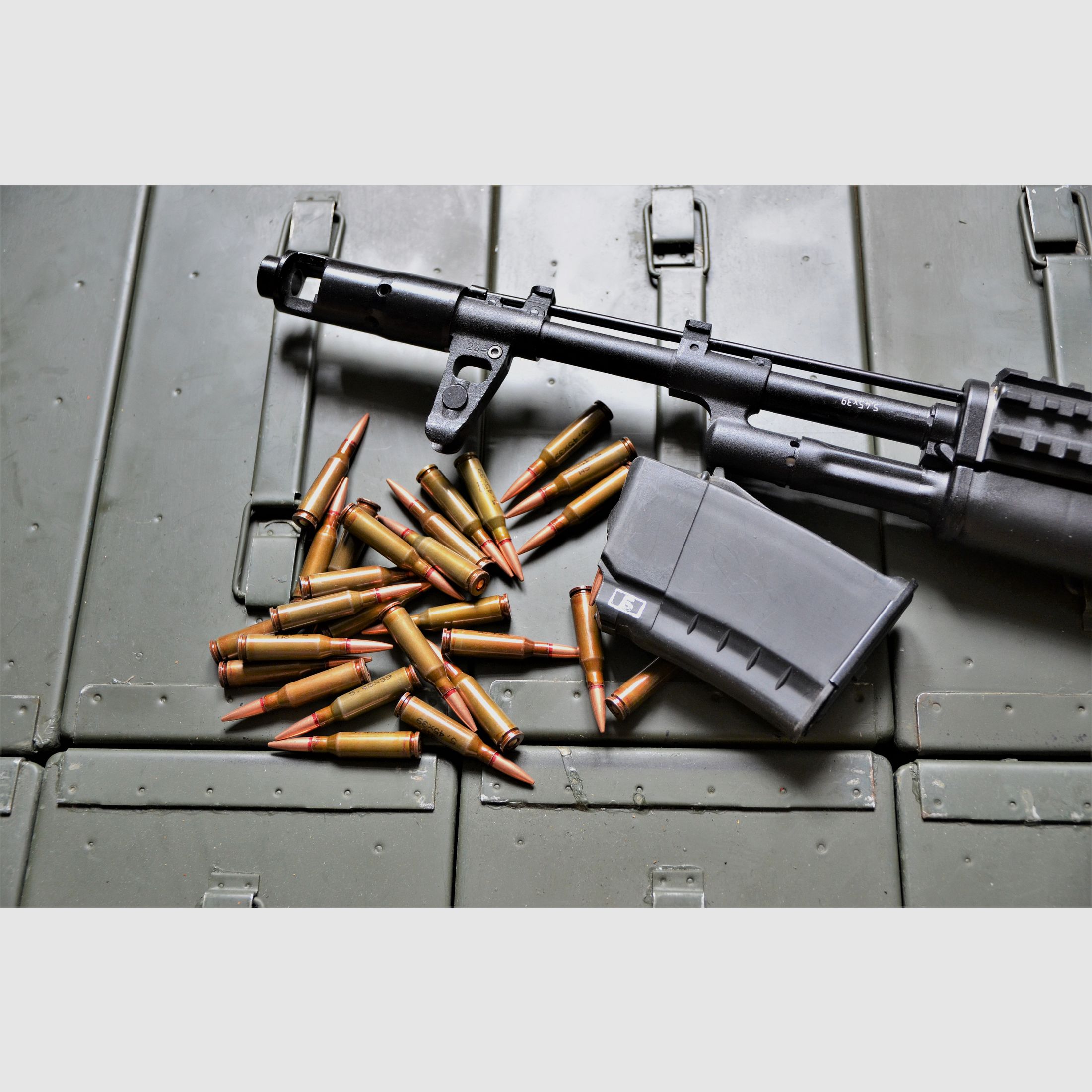 5.45 x 39 M74 Surplus UdSSR 3.45 g FMJ – 100 sztuk nabojów karabinowych