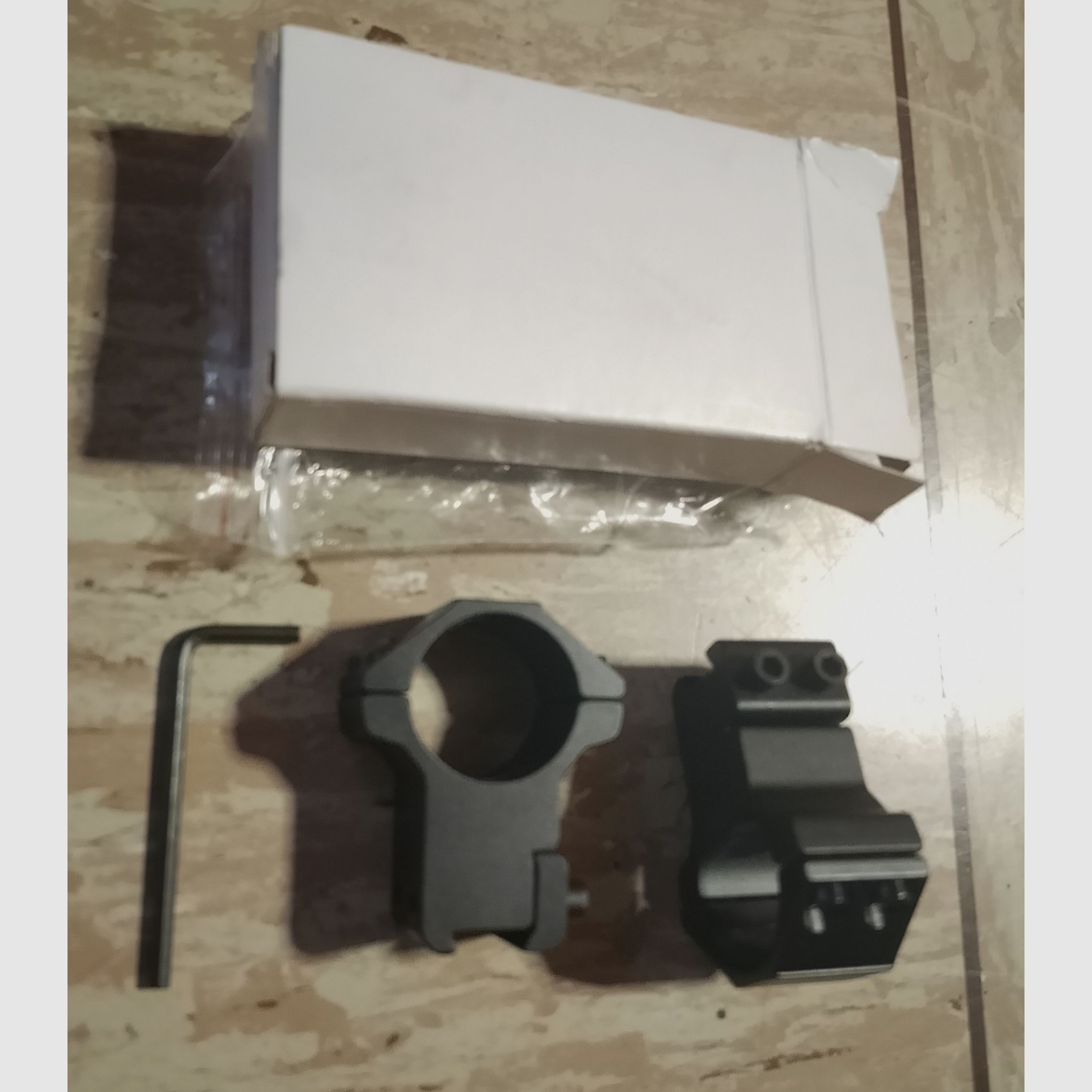 Nowe czarne pierścienie montażowe do celownika, adapter na szynę 11mm Picatinny, średnica 25mm