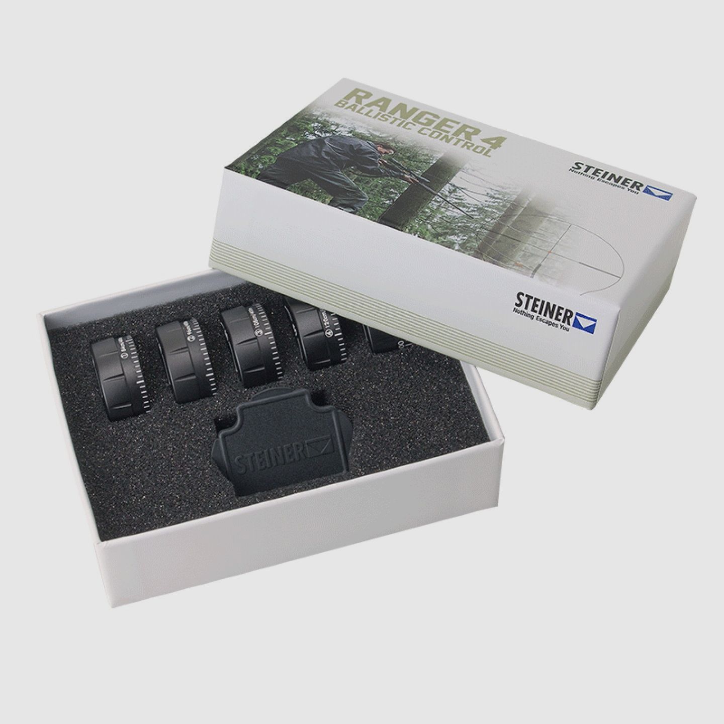Ballistic Control Set 4 Ballistic-Kappen + Schraubendr