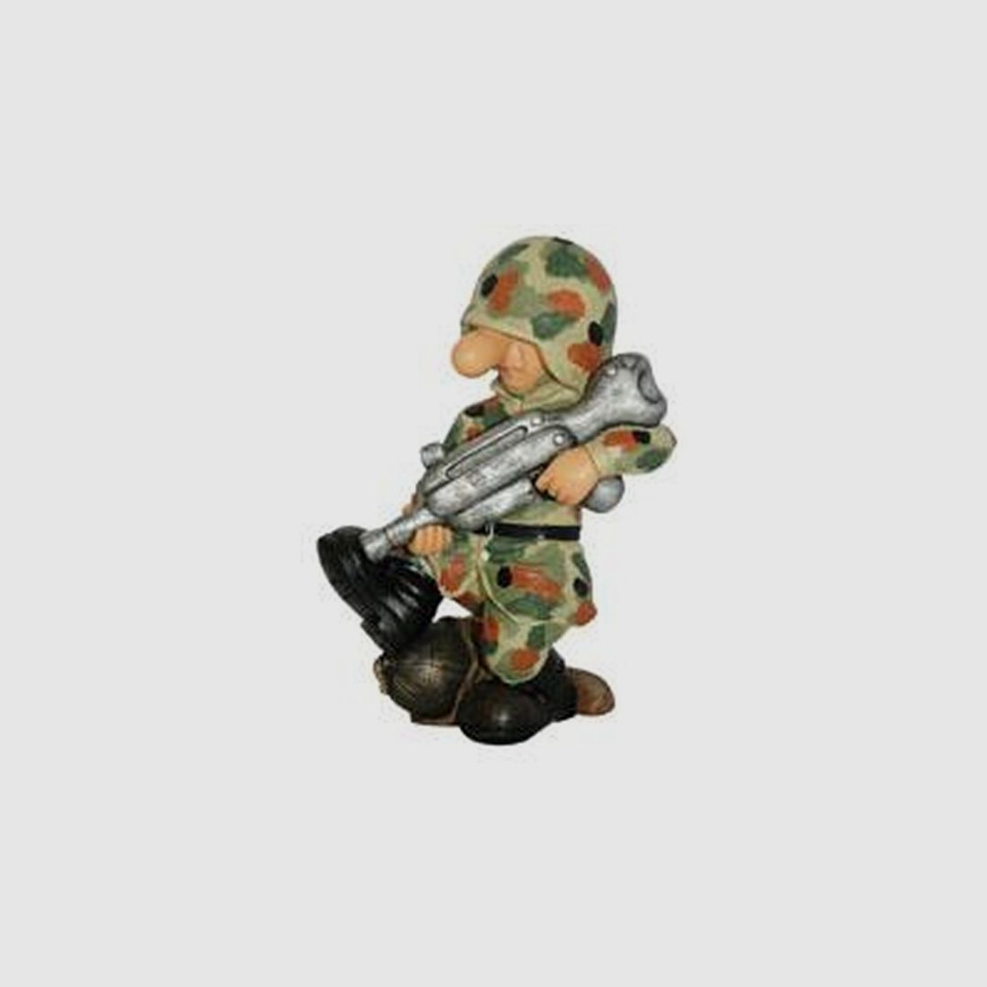 Deko - Soldat AB3 BW Flecktarn mit MG