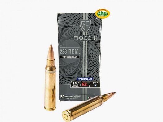 FIOCCHI Munition Kal. .223 Rem 62 gn FMJ Packung 50