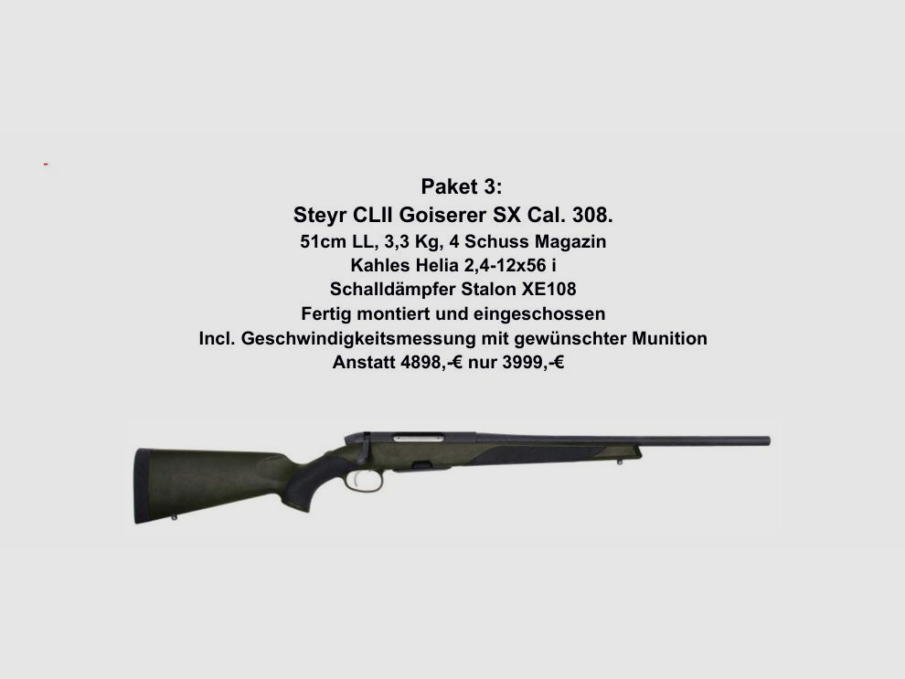 Steyr CLII Goiserer SX, Kahles, Stalon