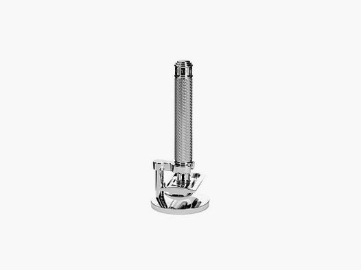 MÜHLE TRADITION CHROME RASIERMESSER + HALTERUNG