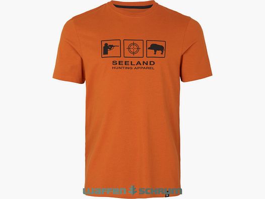 Seeland T-shirt Lanner Goudvlam