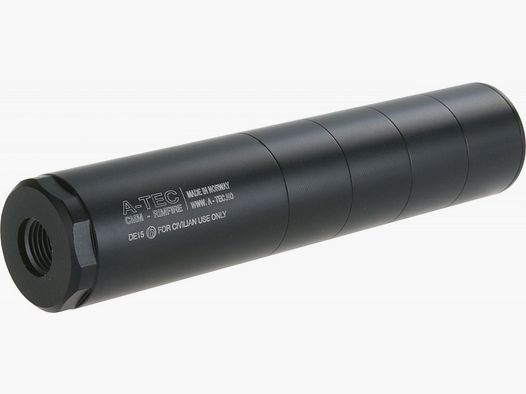 A-TEC CMM-4 Premium - Schalldämpfer für F-Waffen, Gewinde 1/2-20UNF