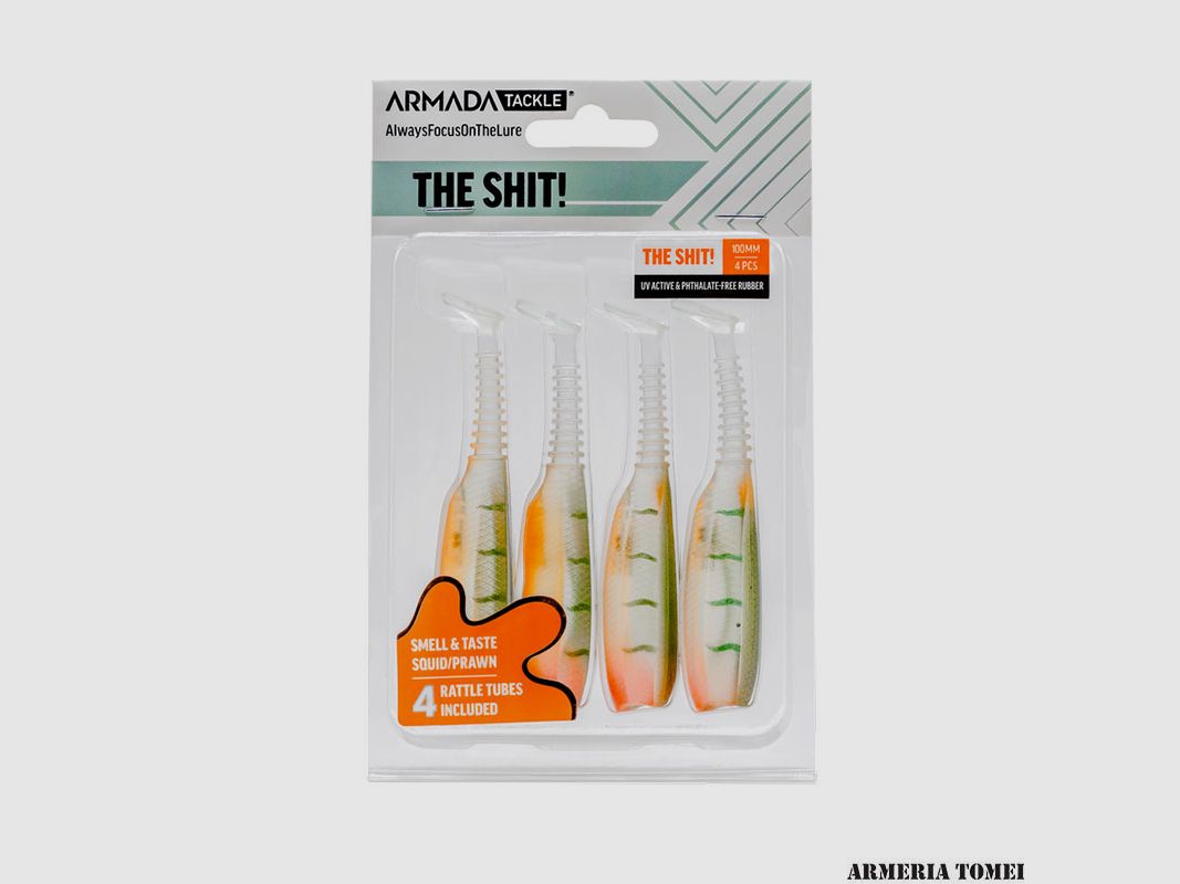 ARMADA TACKLE – THE SHIT! Hollow Perch 100mm – 4pcs