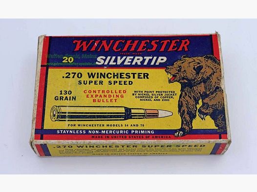 Winchester - USA Cartuchos de rifle .270Win