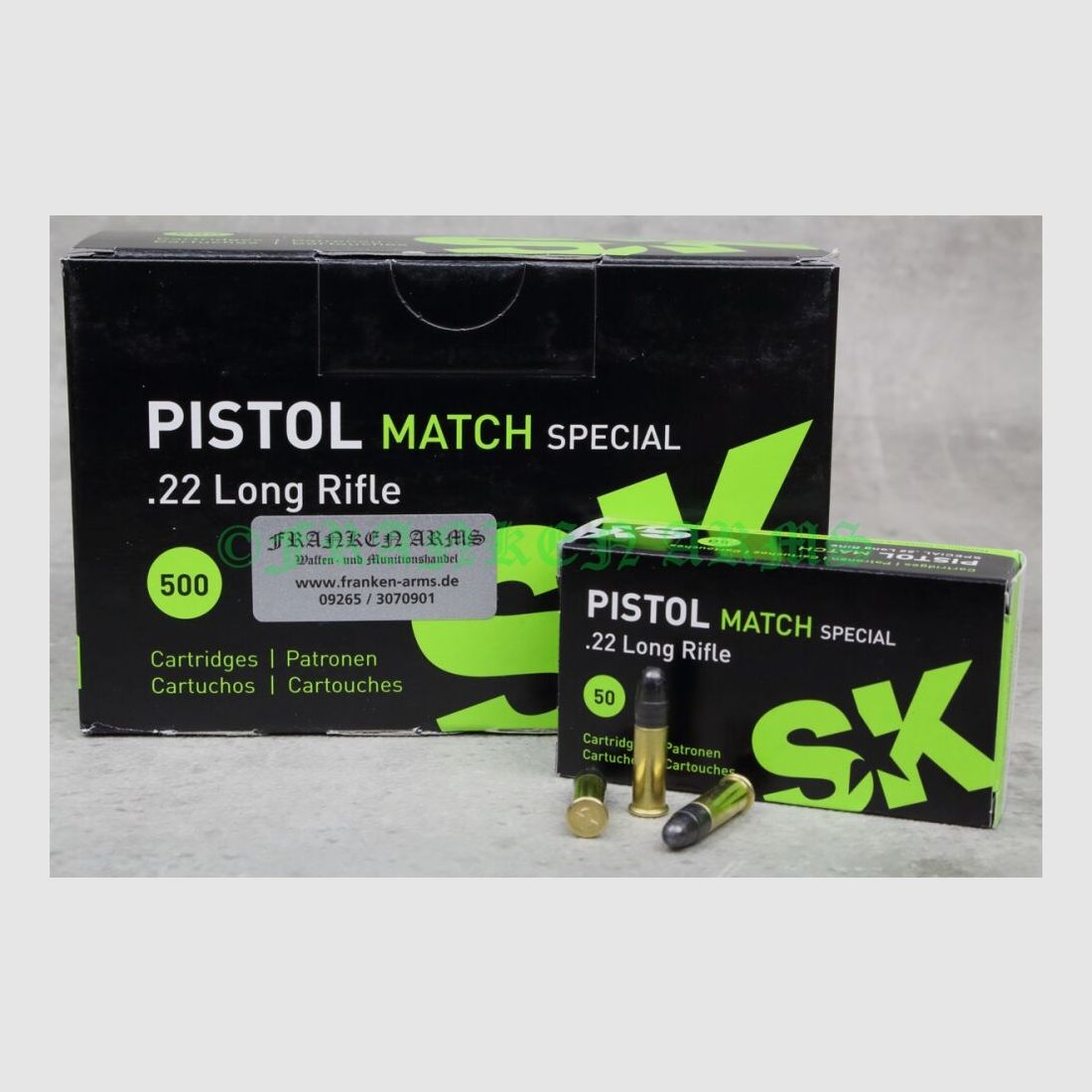 SK Schönebeck Pistol Match Special .22 l.r. 40gr. 2,59g 50Stück Staffelpreis