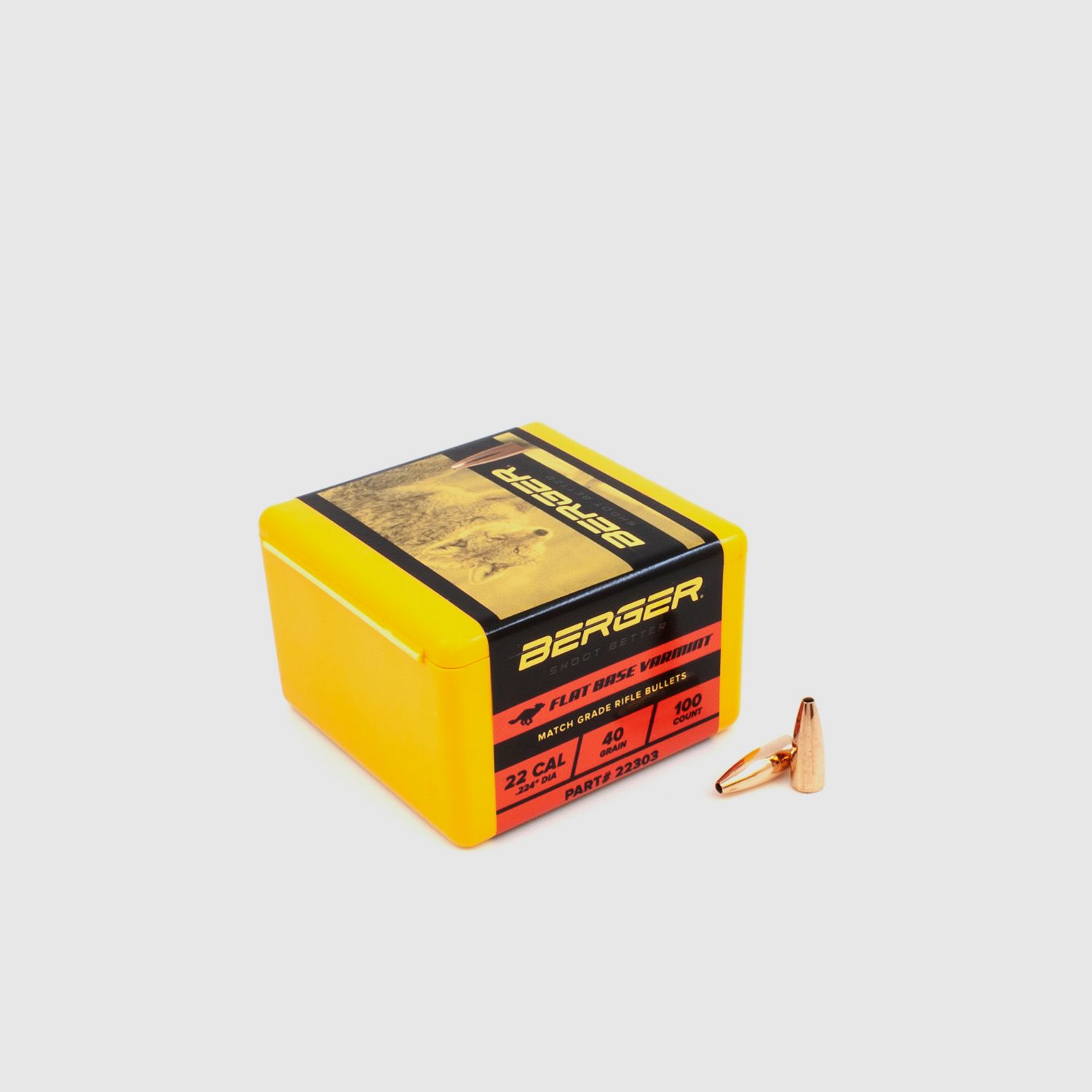 Berger Geschoss .22 FB Varmint 40GR 100 Stück