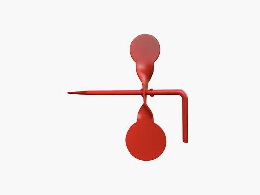 Cible double suspendue pour arbre 3 mm métal