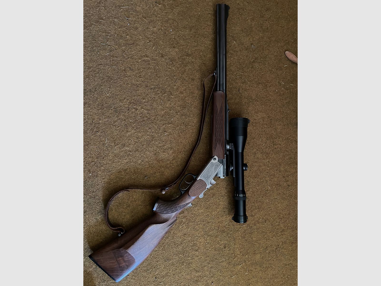 Double rifle / mountain rifle Blaser B750/88 (.30-06 and 5.6x52R) complete with scope