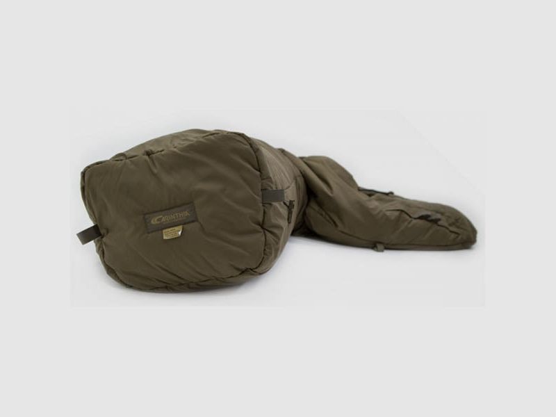 Synthetic sleeping bag SURVIVAL ONE, size L up to body height 200cm zipper center, olive, image 5 of 10