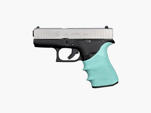 HOGUE HandAll Beavertail Gummigriff für Glock 43X / 48 Aqua