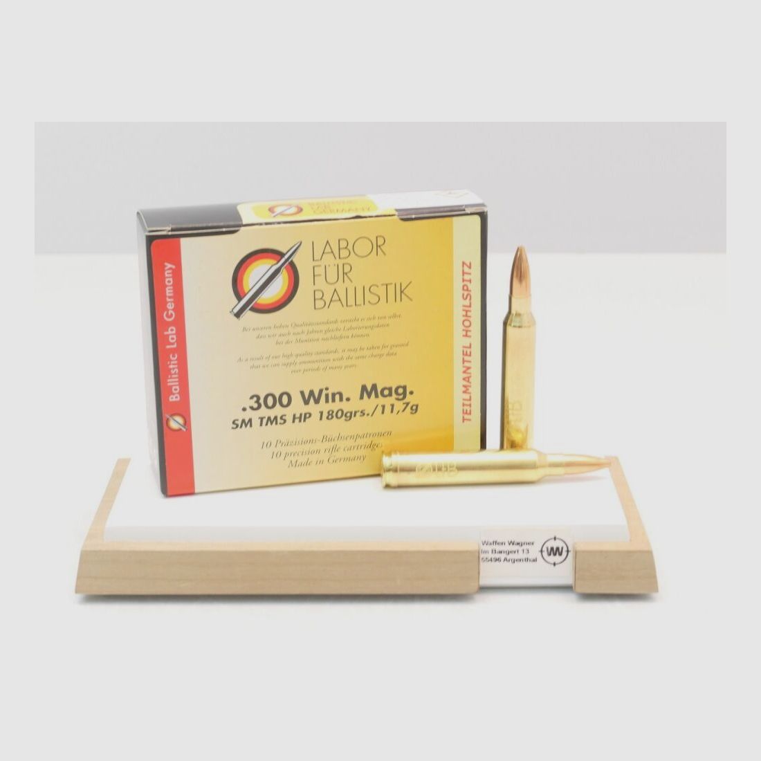 Labor for Ballistics SM TMS HP 7.0g A10 .300 Win.Mag.