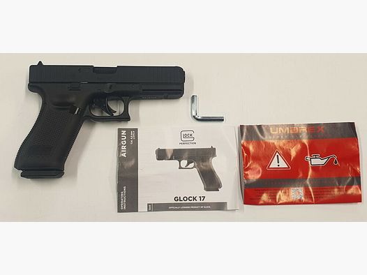 Glock CO2 Pistole Glock 17 Gen 5 im Kaliber 4,5mm Diabolo, gebraucht