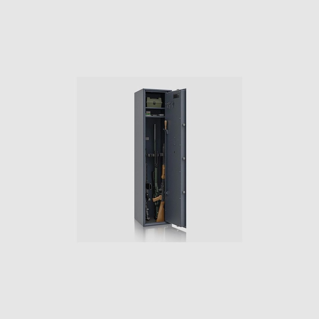 ISS Siegen Waffenschrank S1 IMP 1500x340x350 74 kg grau, Bild 1 von 2