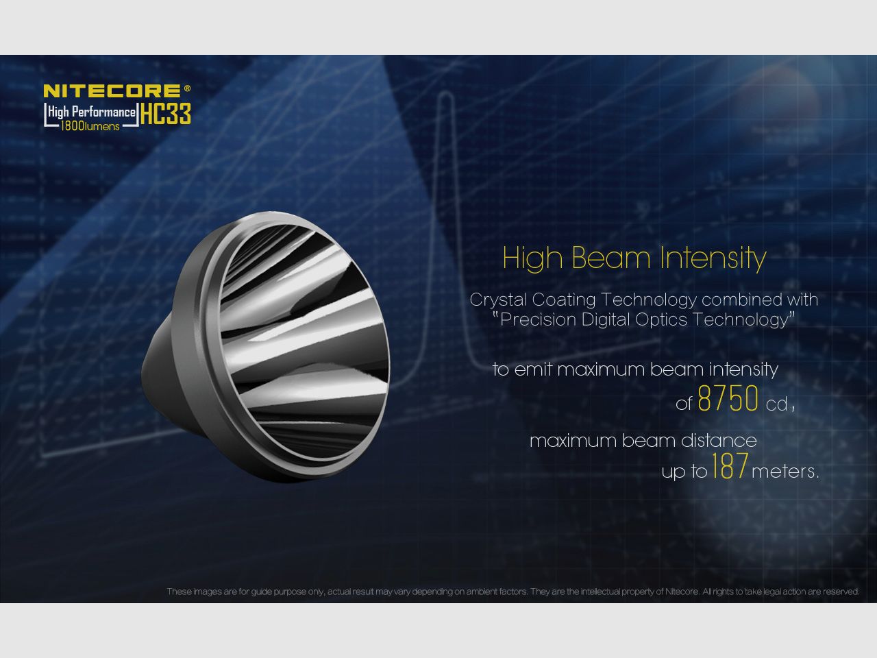 NITECORE HC33 Stirnlampe / Taschenlampe, Bild 8 von 13