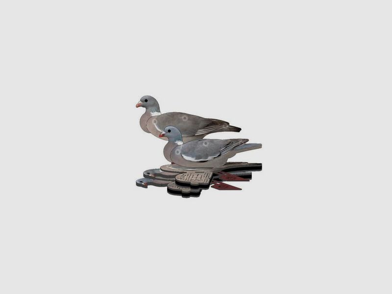 FUD LOCKTAUBE 6 Stck flexibel Top Fold Up Decoy von NRA