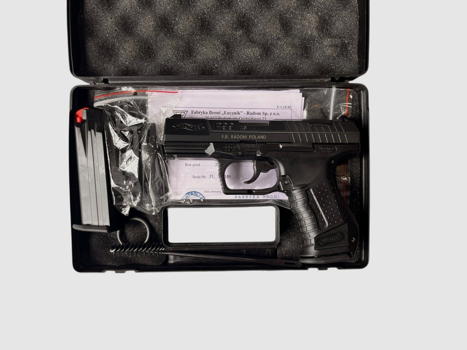 Walther P99 FB Radom Pistole 9 mm | Set zu verkaufen, Bild 1 von 8