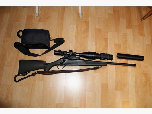 Haenel Jäger 10  8x57IS Komplettpaket. mit ZF DDOptic/Montage  Wärmebild und Schalldämpfer