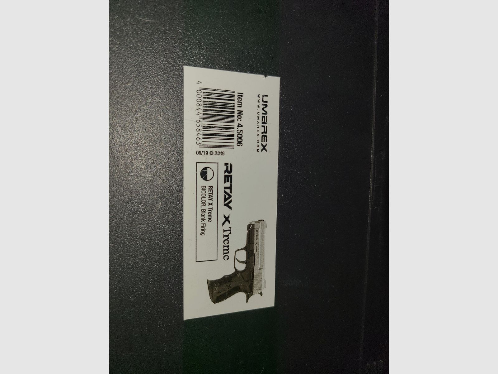 RETAY X TREME / VERCHROMT SILBER / mit Zubehör 3 MAGAZINE / mit OVP / cal. 9mm P.A.K. / PTB 1042 / SCHRECKSCHUSS GAS PISTOLE / SILVESTER / SELBSTVERTEIDIGUNG / NEUWERTIG