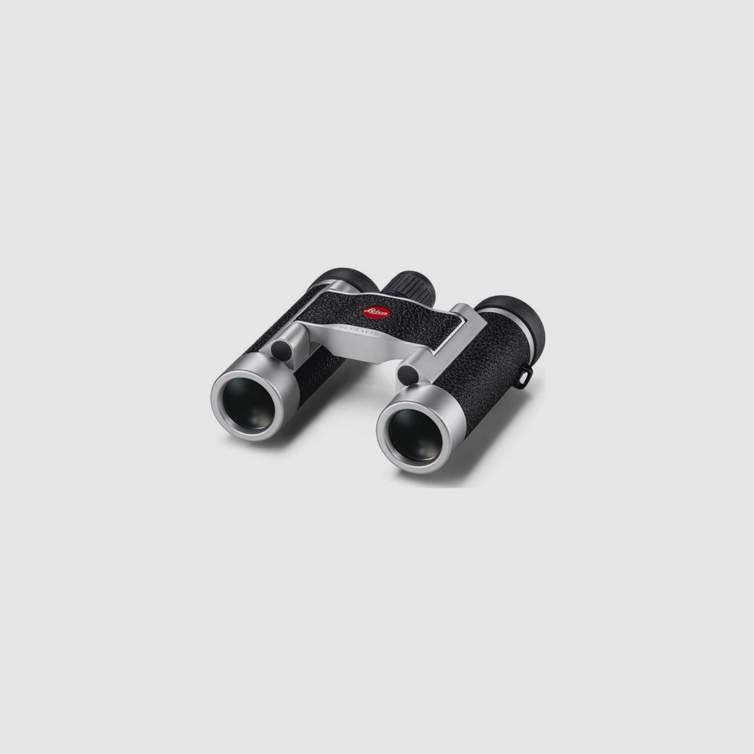 Leica ULTRAVID 8x20 leather-covered, silver compact binoculars
