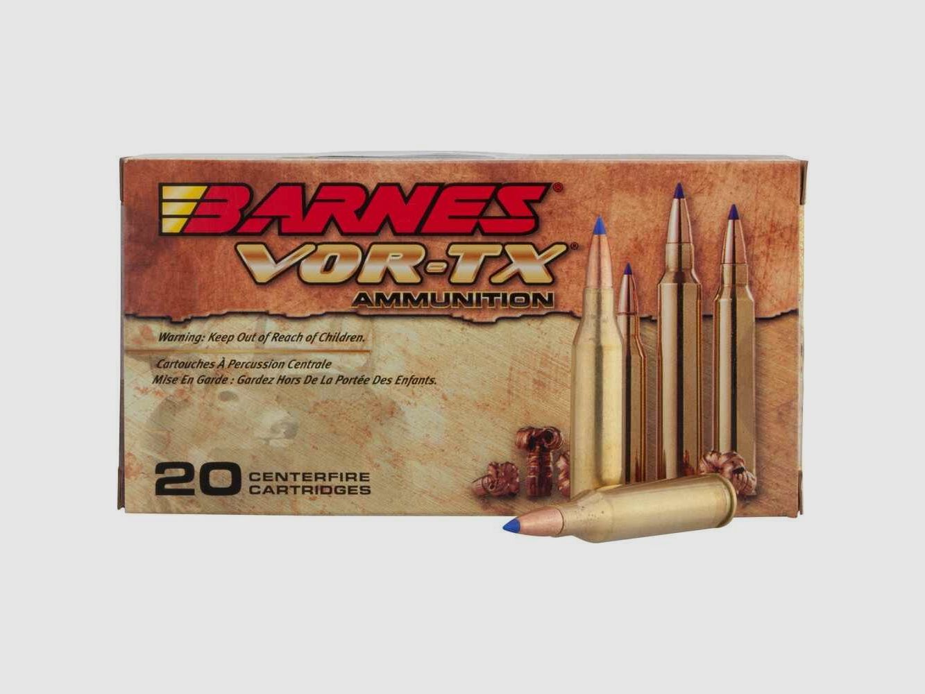 .243 Win. Vor-TX TTSX 5,2g/80grs. Barnes