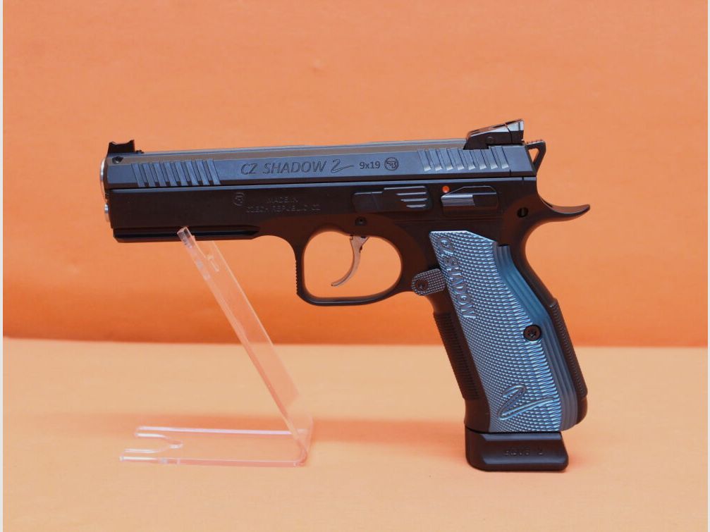 CZUB Ha.Pistolet 9mmLuger CZUB CZ SHADOW2 Noir Poly DA/SA Canon de 119mm, modèle spécial Bushing de canon/ BB