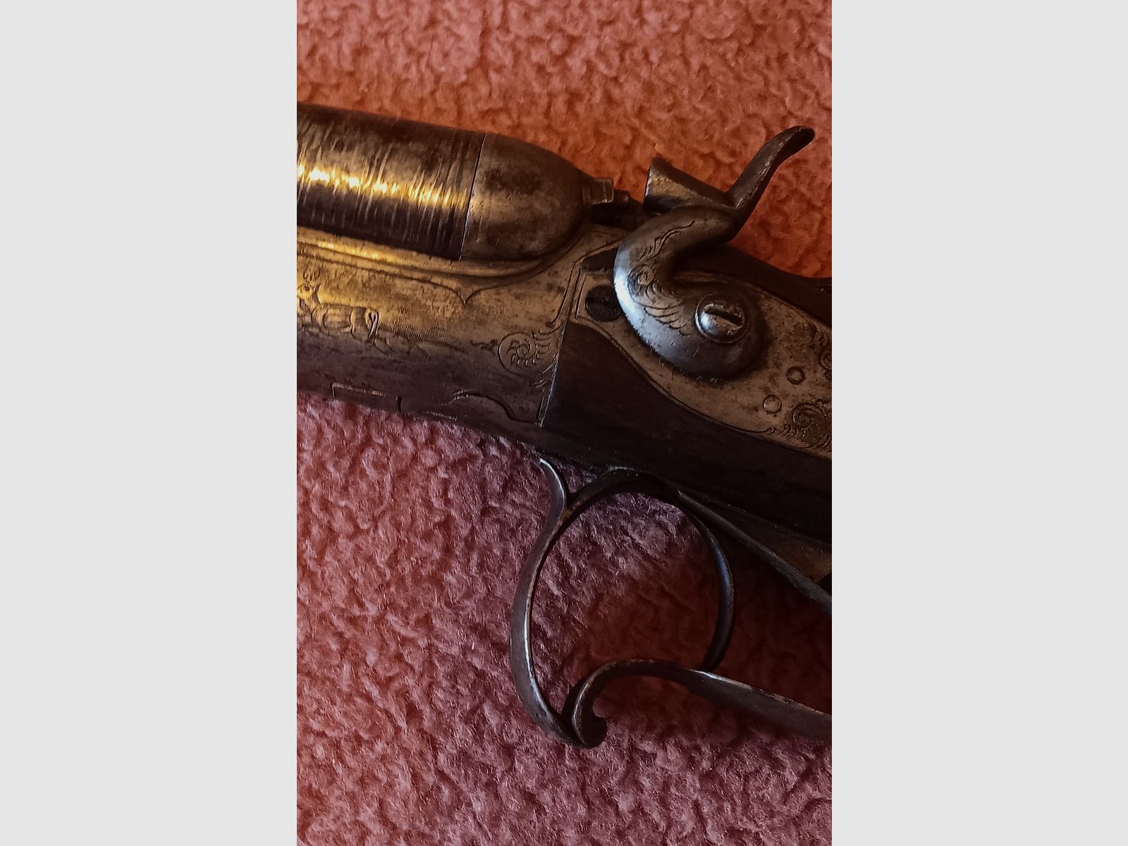 Kaliber 12/70 Damast Schrotzwilling