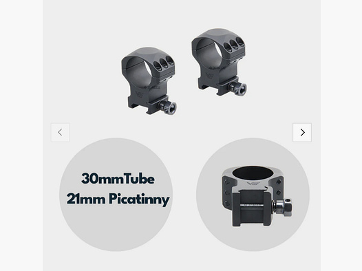 Vector Optics XASR-3002 X-Accu montaż do tubusu 30mm, 21mm Picatinny, h= 32mm