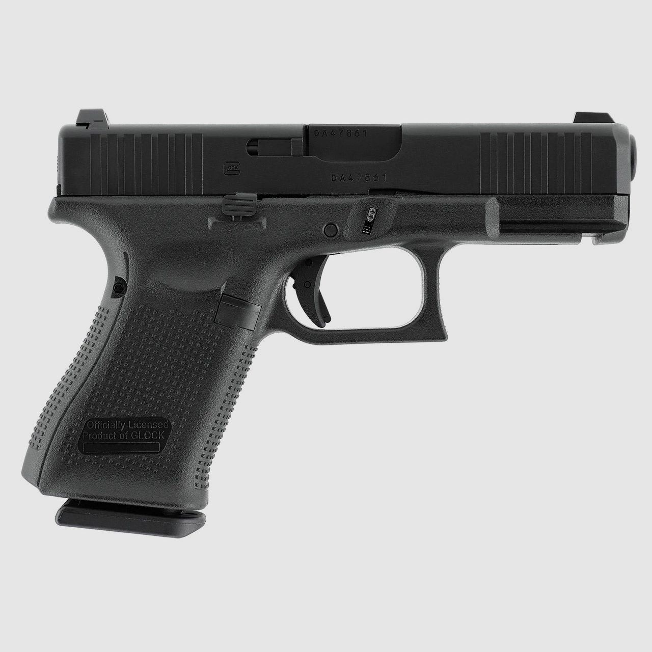 Gas Softair Pistole Glock 19 Gen5 Blow Back Metallschlitten Kaliber 6 mm BB (P18)