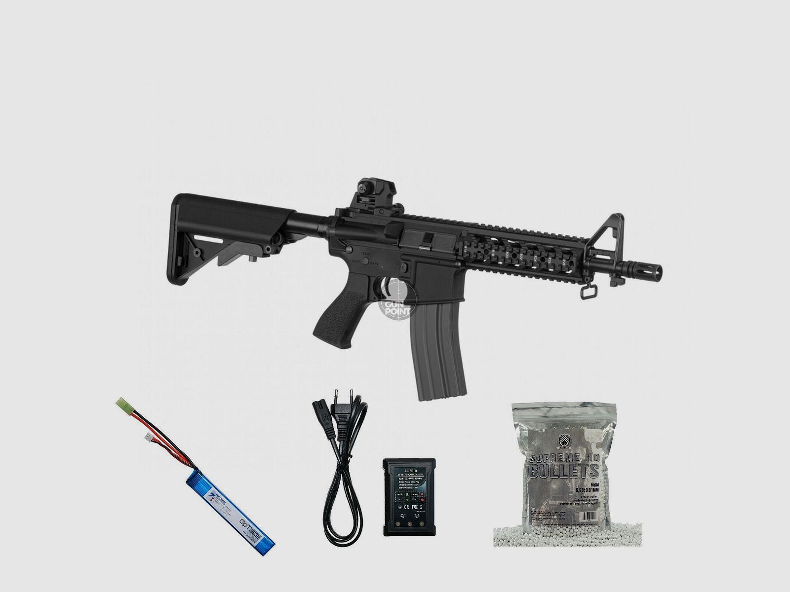 SET !!! Softair - Gewehr - G & G M4 CM 16 Raider - ab 14, unter 0,5 Joule
