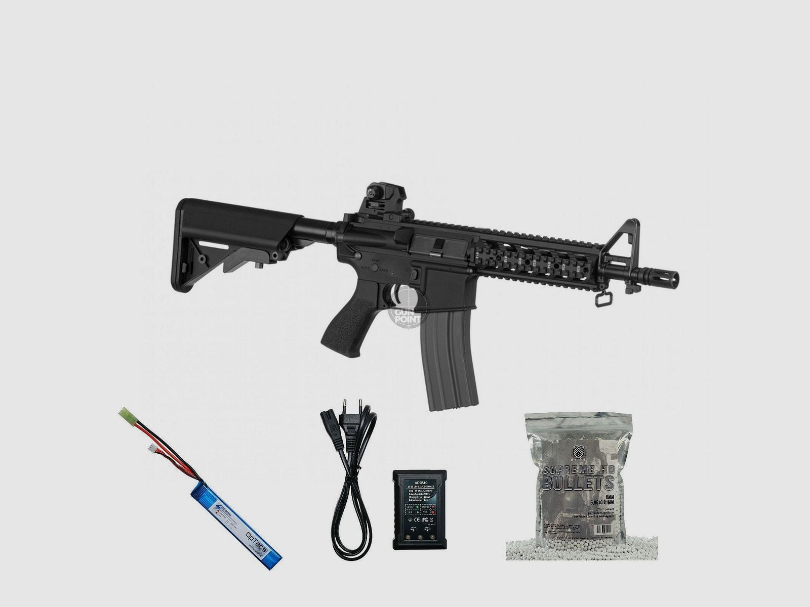 SET !!! Softair - Gewehr - G & G M4 CM 16 Raider - ab 14, unter 0,5 Joule