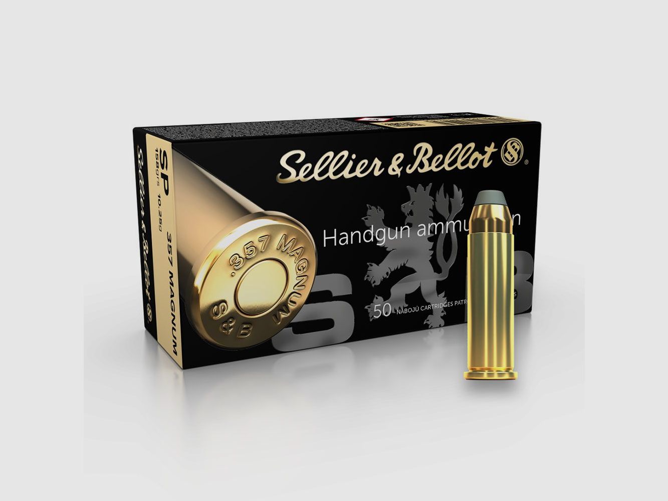 Sellier & Bellot .357 Mag. Teilmantel 10,2/158grs.