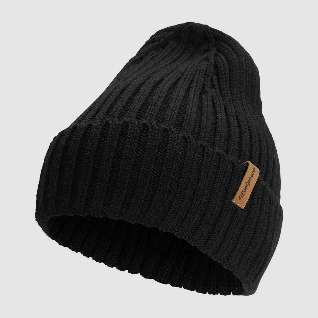 Woolpower Woolpower Beanie Rib schwarz