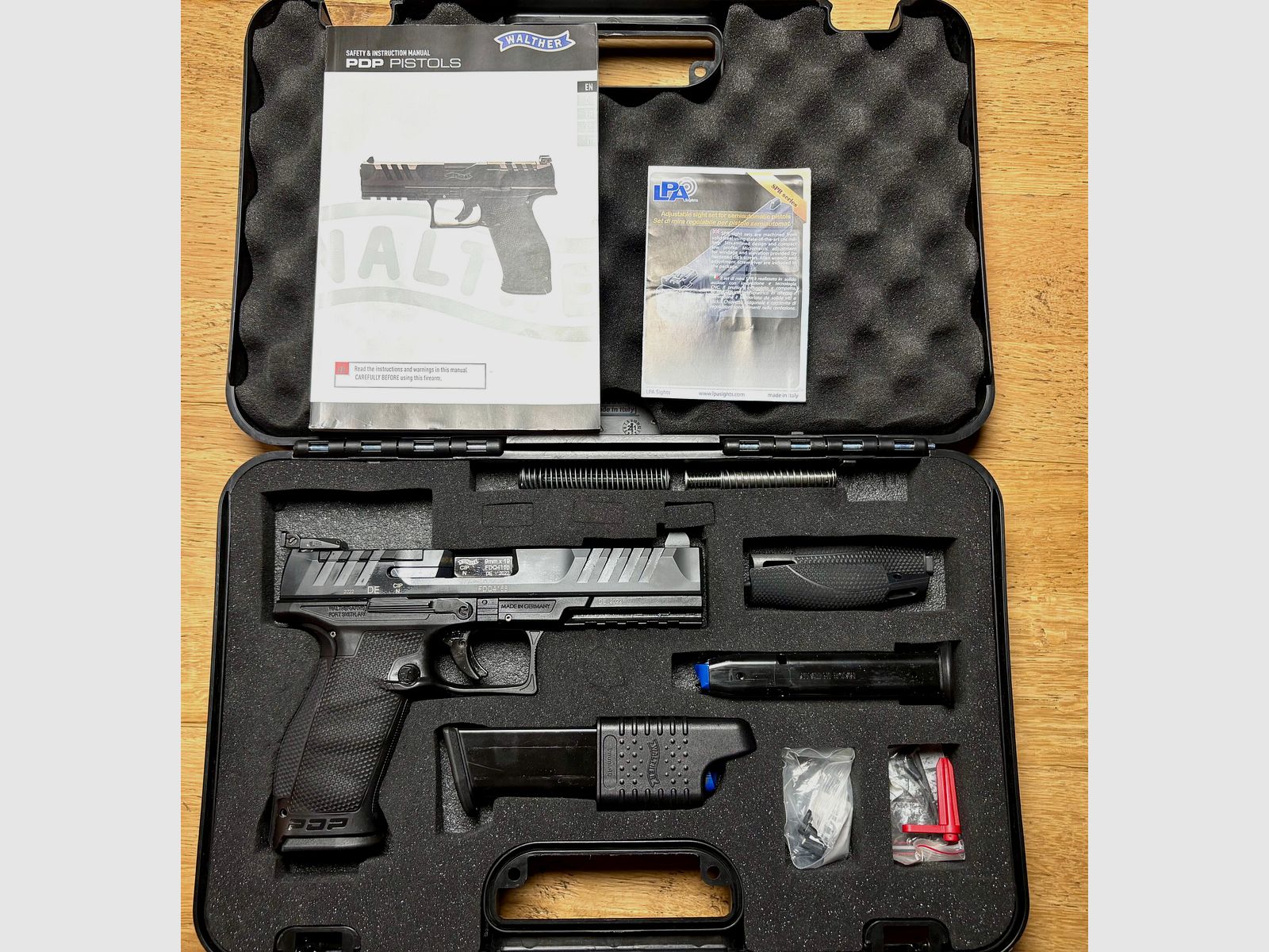 Walther Pistole PDP Full Size – 5" OR 9mm mit LPA Visierung