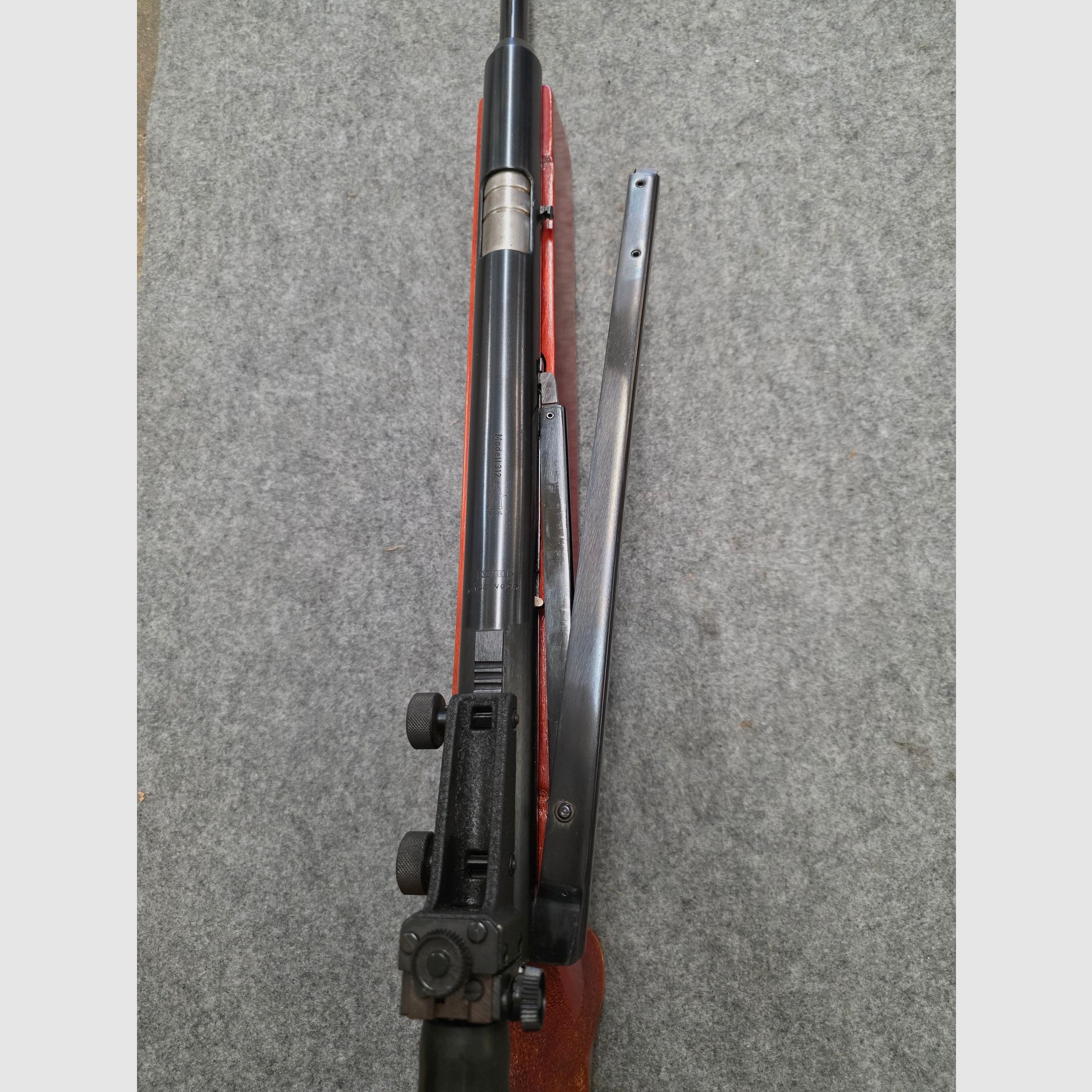 Haenel sidelever Mod. 312 with diopter in very good condition cal. 4.5mm Diabolo