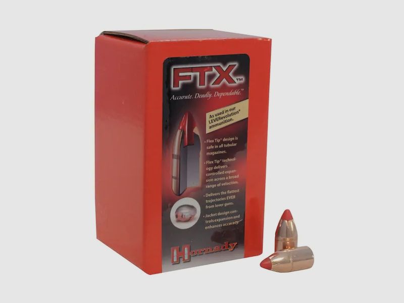 Hornady Geschoss .44/.430 (.444 Marlin) FTX 265GR 50 Stück