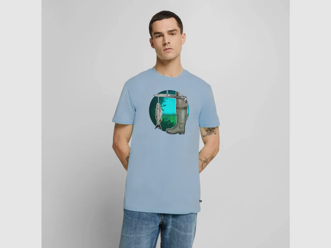 PUMA Men´s Premium T-Shirt „Waagemesser – Petri Heil"