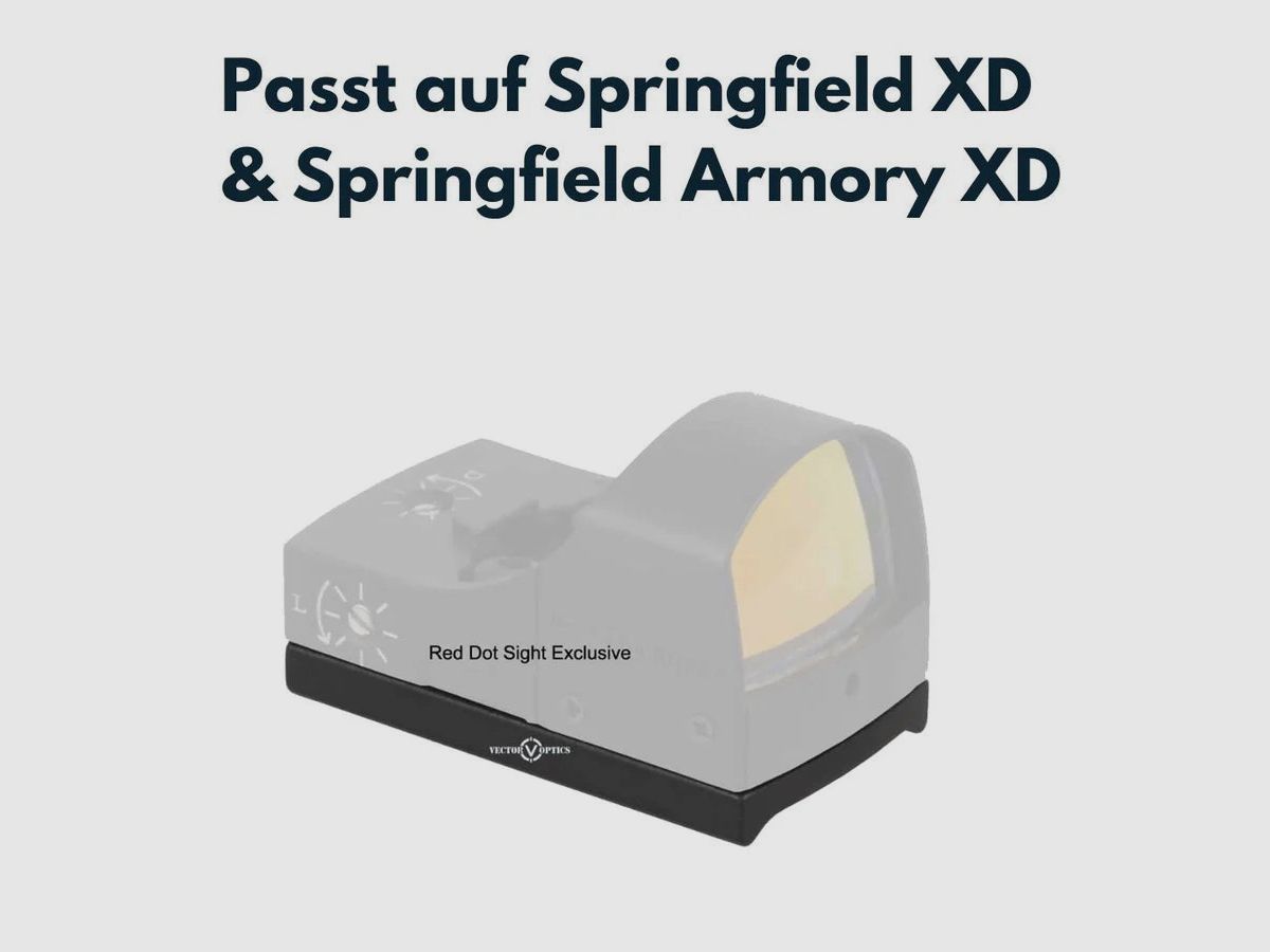 Vector Optics SCRDM-05 – Montage Springfield XD pour Docter/Noblex