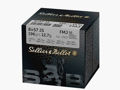 Sellier & Bellot 8x57 IS Vollmantel 12,7g/196grs