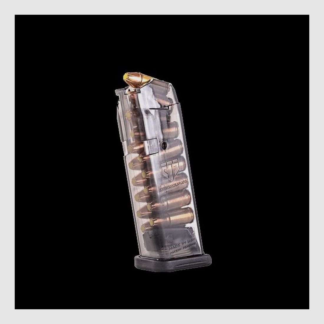 Chargeur ETS Glock 19 9mm 15 coups - Transparent