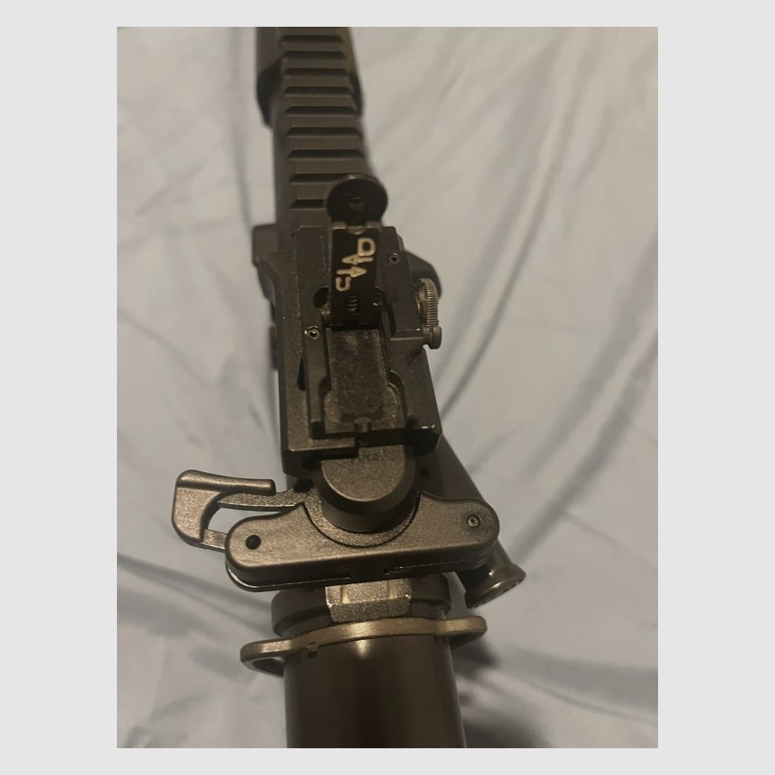 Heckler & Koch MR223 Kimme, Korn!