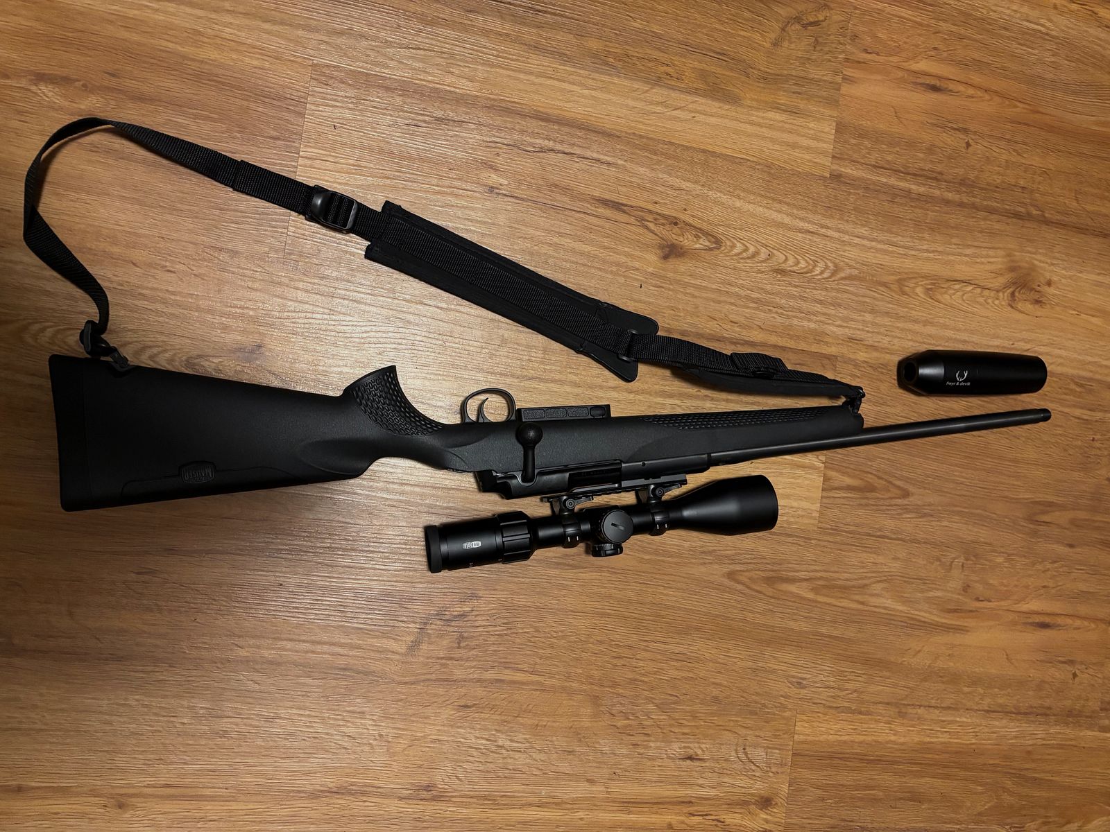 Mauser 25 estremamente 308 con ZF e silenziatore