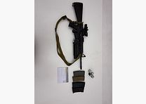 Evolution Airsoft M4 S-AEG estilo US Marine con lanzagranadas M203 funcional – incl. 2× granadas de 40 mm