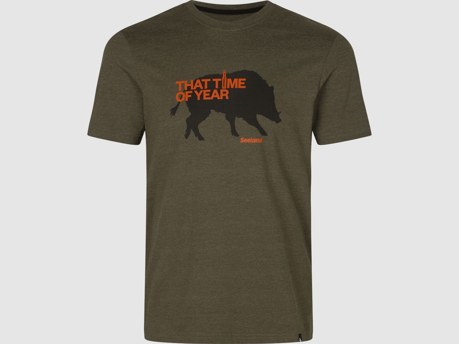 Seeland T-Shirt That Time Pine green melange