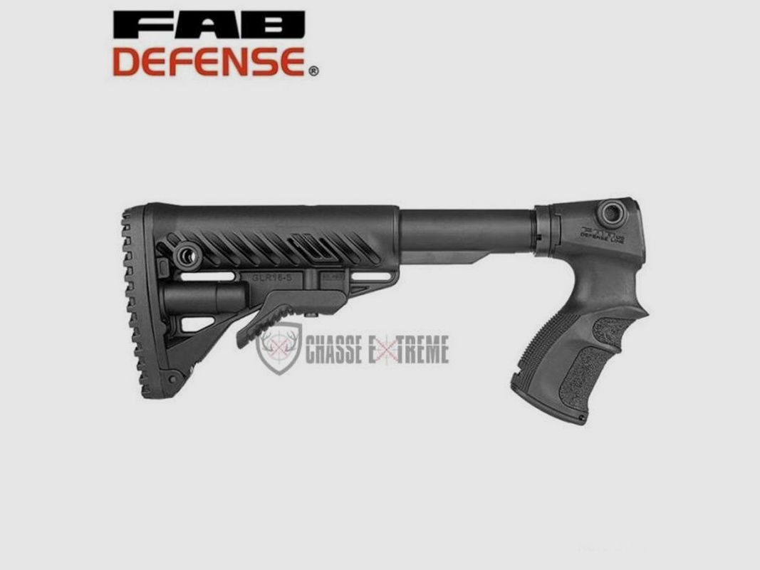 FAB DEFENSE Type M4 Schouderstuk voor Remington 870 - Zwart, afbeelding 2 van 2